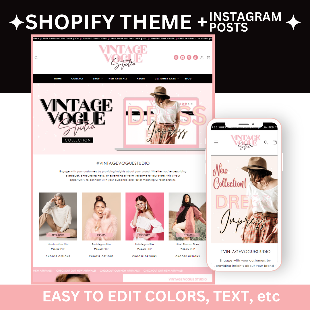Pink clothing website 2025