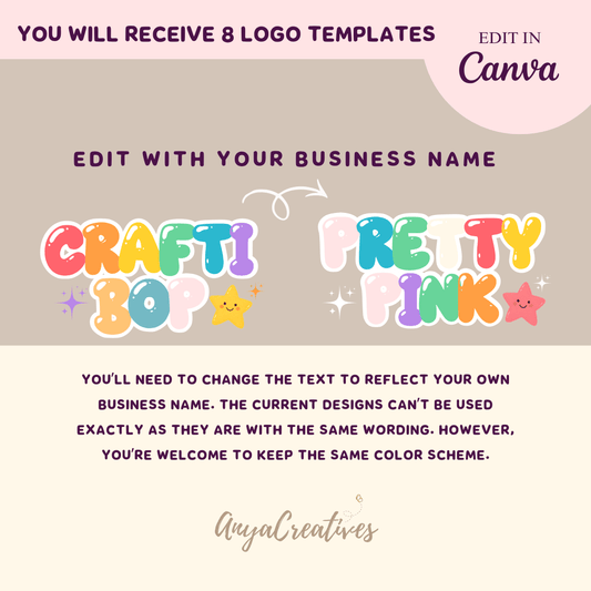 CRAFTIBOP Logo Template Kit