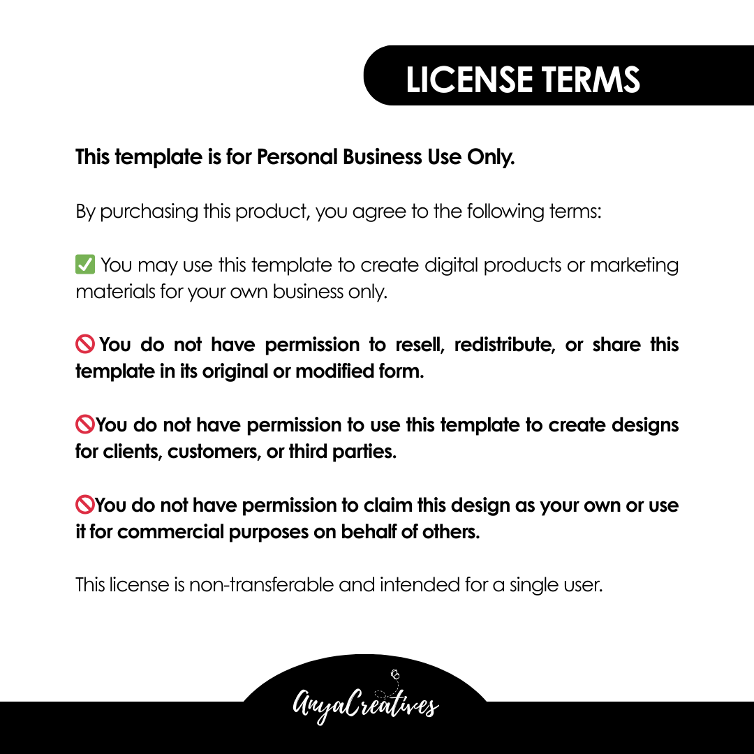Printable Payment Sign QR Code Canva Template