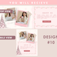 Pink Christmas Coquette Website Banner Templates