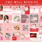 Pink Coquette Christmas Instagram Templates
