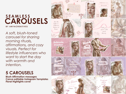 Pink Instagram Carousel Template