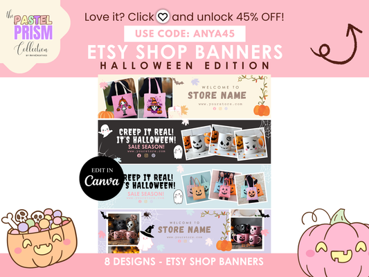 Autumn Etsy Shop Banner Templates