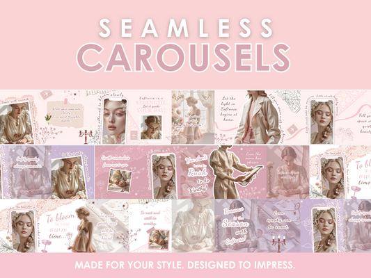 Pink Instagram Carousel Template