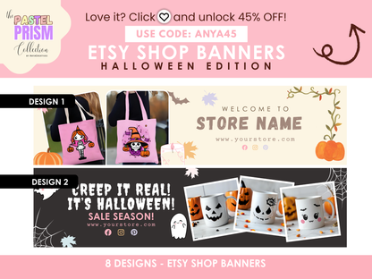 Autumn Etsy Shop Banner Templates