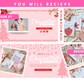 Pink Christmas Coquette Website Banner Templates | Feminine Holiday Canva Website Banners | Pastel Christmas Shopify, Wix, Blog Headers