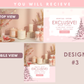 Pink Christmas Coquette Website Banner Templates