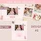 Pink Christmas Coquette Website Banner Templates