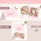Pink Christmas Coquette Website Banner Templates