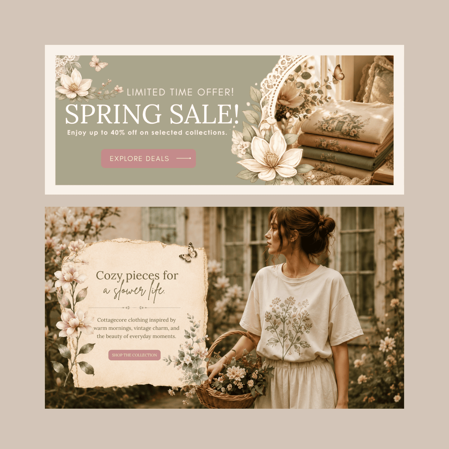quiet love cottage shopify theme
