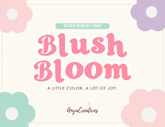 Blush Bloom – Playful Serif Font