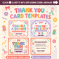 CRAFTIBOP Thank You Card Templates – Editable Canva Inserts