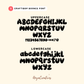 Craftibop Font Trio – Playful Bubble Font