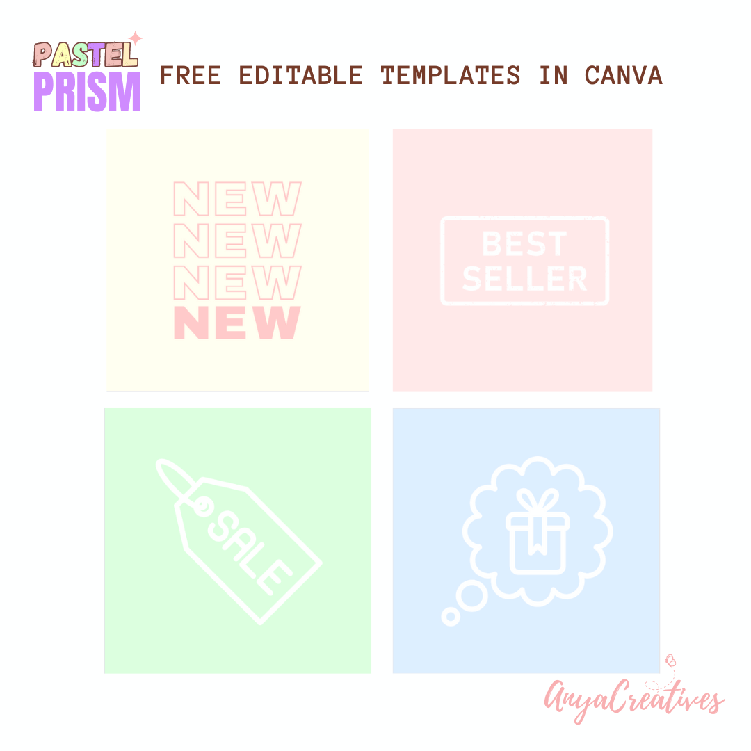 Pastel Prism Shopify Theme - Website Design Template - Shopify 2.0 - Pink Shopify Banners