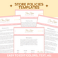 Shopify Theme Pink Peach Orange Customizable Colors Shopify Template - Beauty Website Template - Skincare Shopify - Pastel Shopify Website