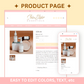 Shopify Theme Pink Peach Orange Customizable Colors Shopify Template - Beauty Website Template - Skincare Shopify - Pastel Shopify Website