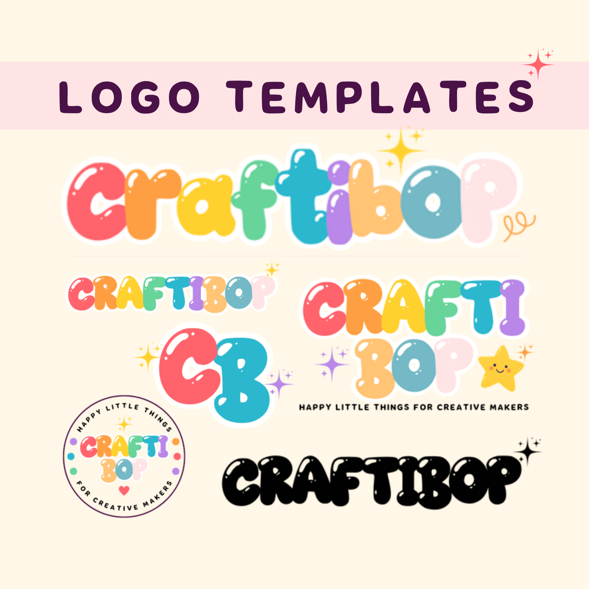 CRAFTIBOP Logo Template Kit