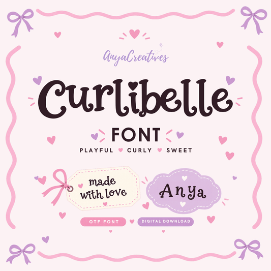 Curlibelle Font – Playful Curly Serif
