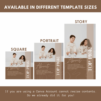 Instagram Template Bundle | Minimalist Neutral Aesthetic | Nude & Neutrals Collection