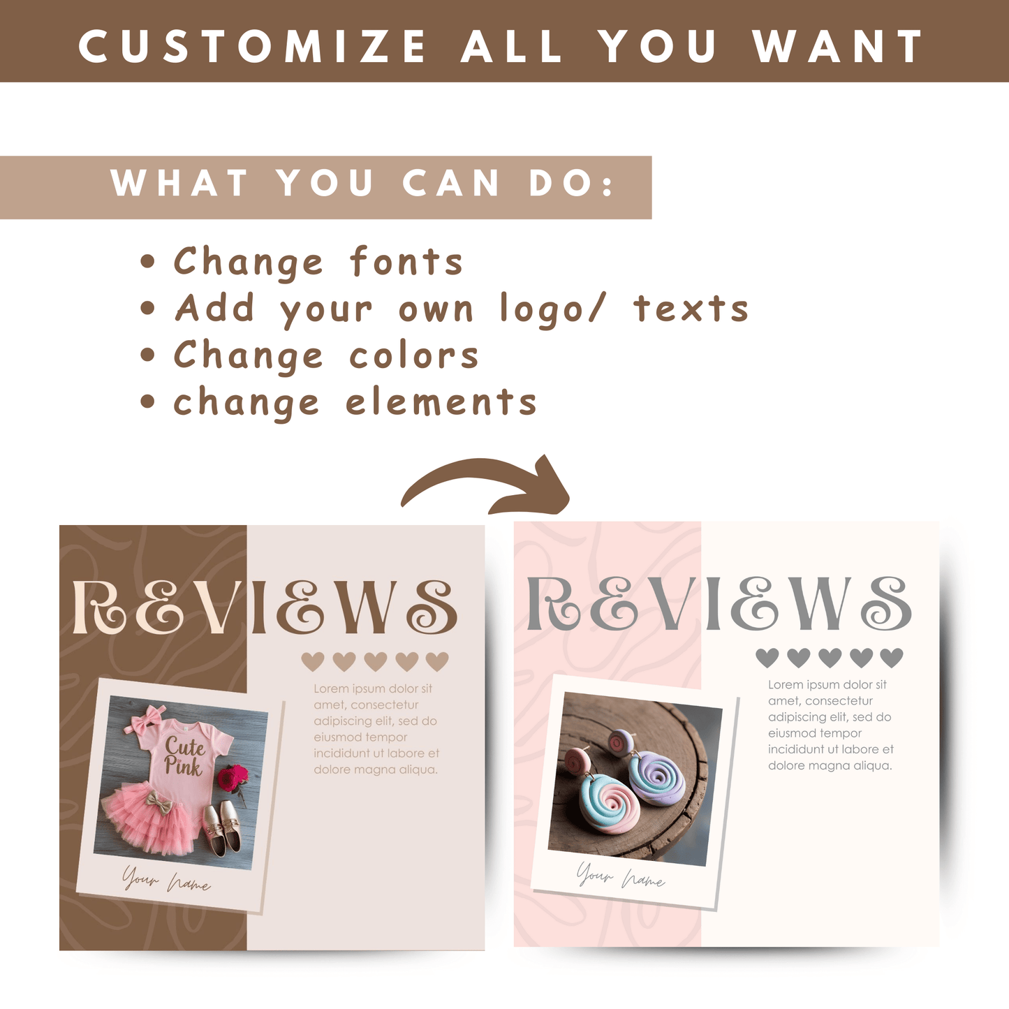 instagram template bundle | minimalist neutral aesthetic | nude & neutrals collection