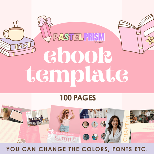 Ebook Template Canva -Workbook Design Layout - Lead Magnet Templates