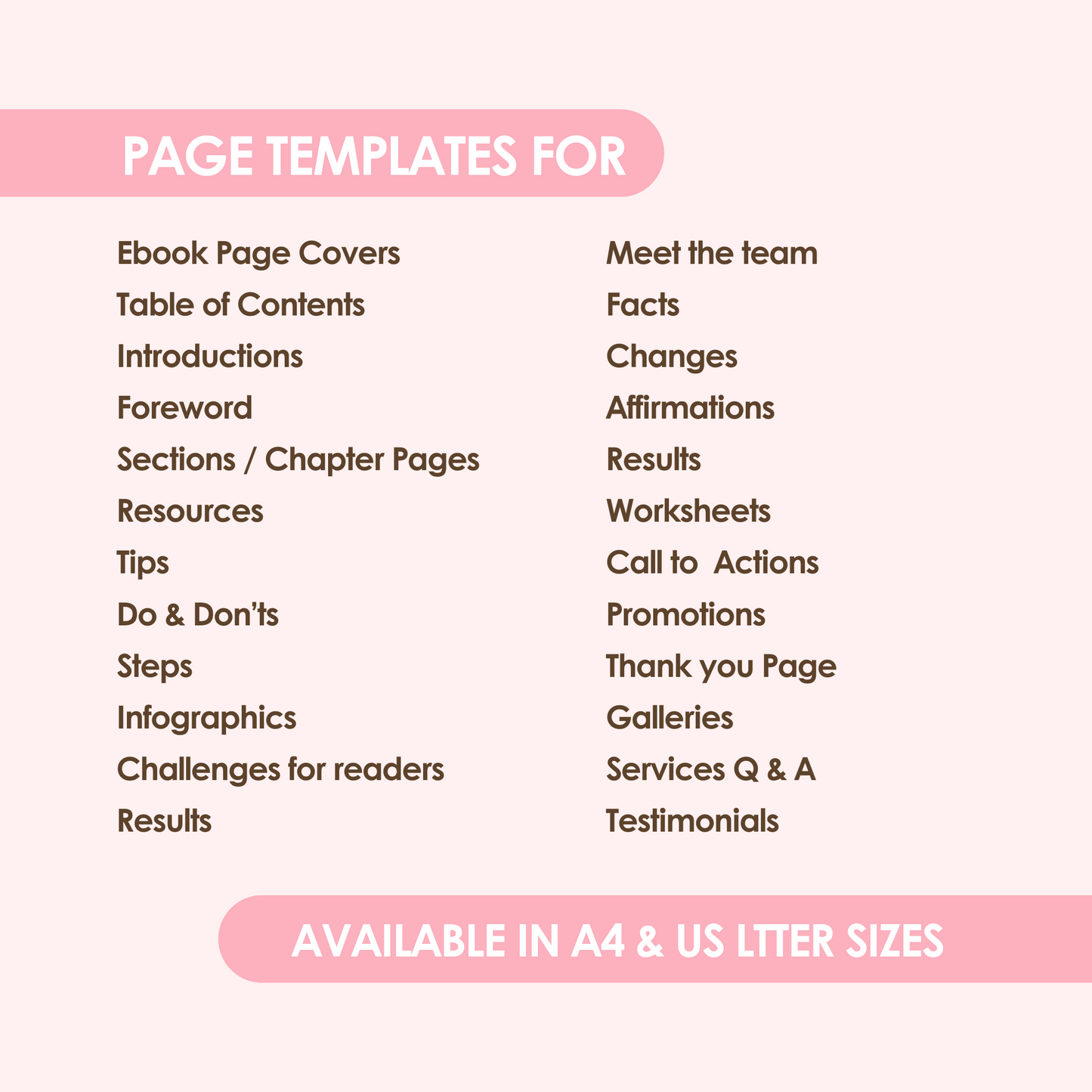 ebook template canva -workbook design layout - lead magnet templates
