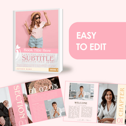 Ebook Template Canva -Workbook Design Layout - Lead Magnet Templates