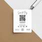 Printable Payment Sign QR Code Canva Template