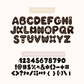 Dottelle Font – Playful Sticker Doodle Font