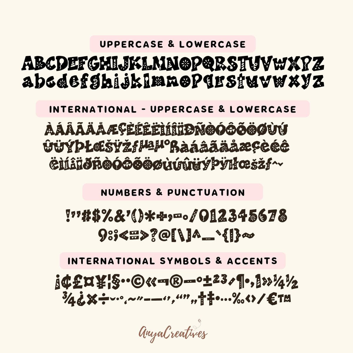 Craft Confetti Font