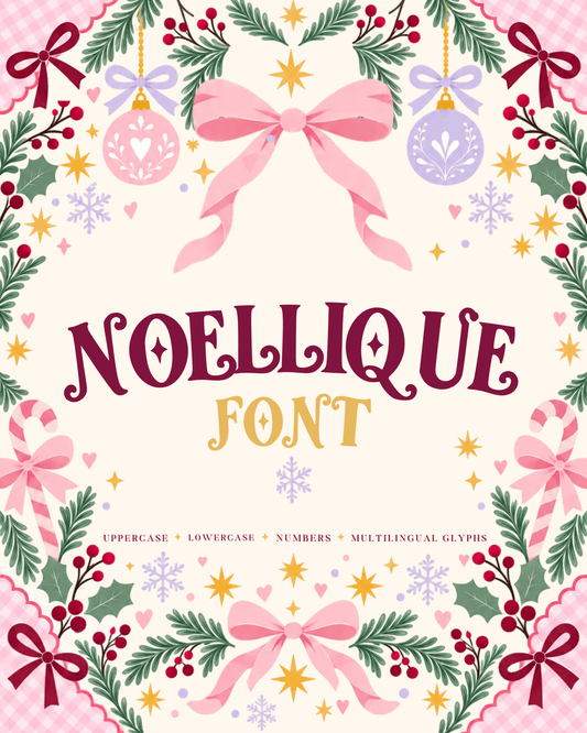 NOELLIQUE Christmas Font