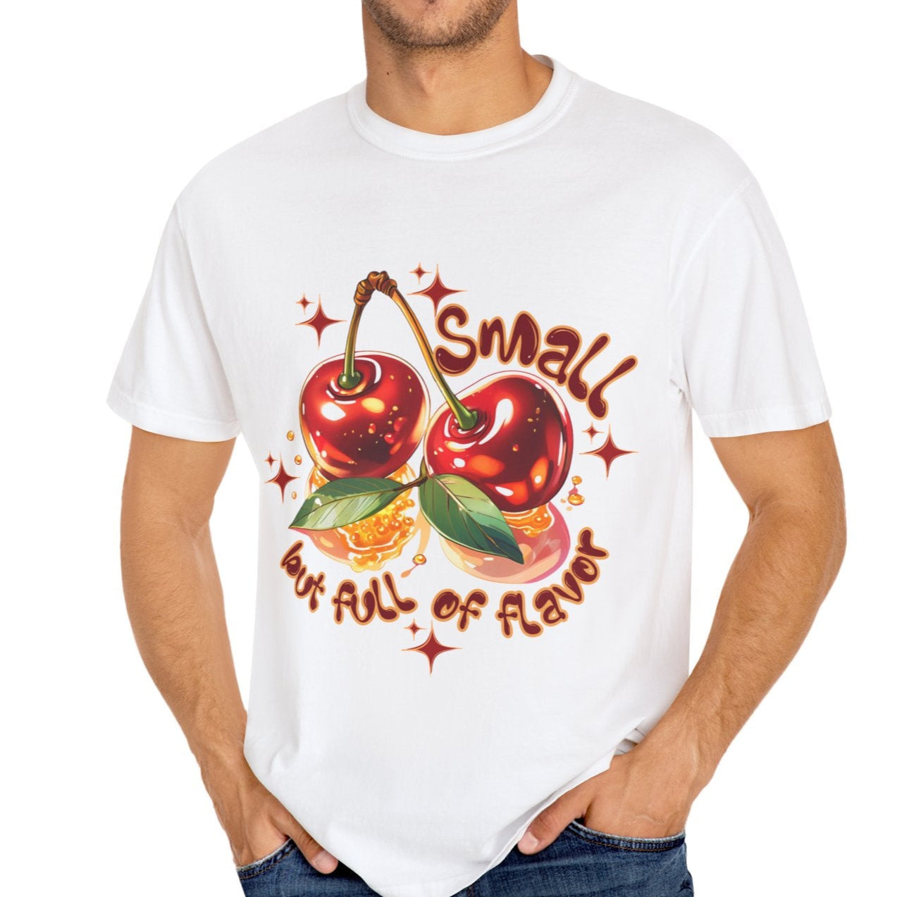 sweet cherry tee - retro cherry t-shirt | trendy cherries shirt | 90s aesthetic cotton tee