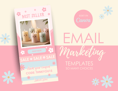 PastelPrism Vol2 - Email Marketing - Pink Email Marketing Templates