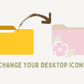 Desktop Folder Icons - Aesthetic Sage Green Computer Desktop Icons