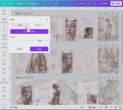 Pink Instagram Carousel Template